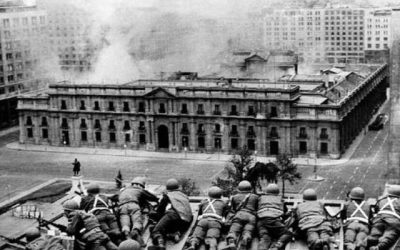 Militares golpe de Estado en Chile.