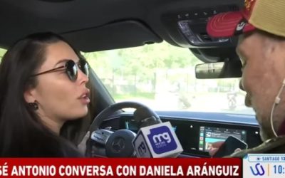 Por manejar en vivo: Denuncian entrevista de “Mucho Gusto” a Daniela Aránguiz