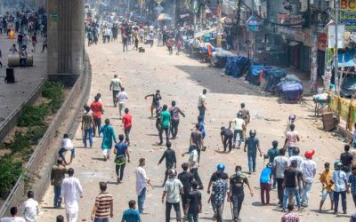 protestas en Bangladesh