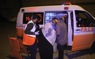 rescatistas de Gaza