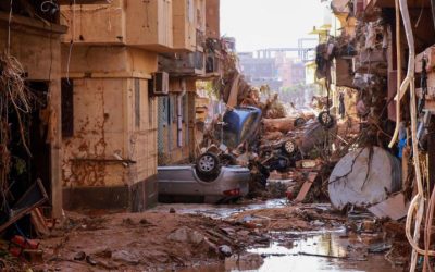 inundaciones en Libia