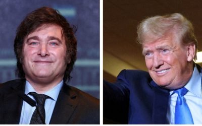 Javier Milei y Donald Trump