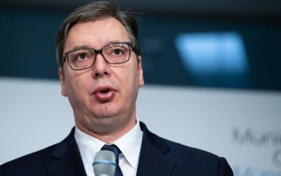 Presidente de Serbia  Aleksandar Vucic